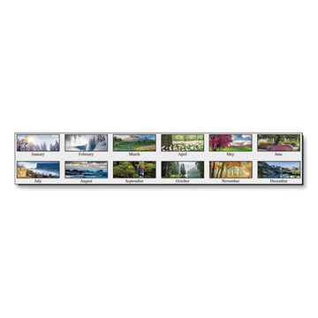 House of Doolittle™ Recycled Full-color Monthly Desk Pad Calendar, Nature Photography, 22 X 17, Black Binding-corners,12-month (jan To Dec): 2022 freeshipping - TVN Wholesale